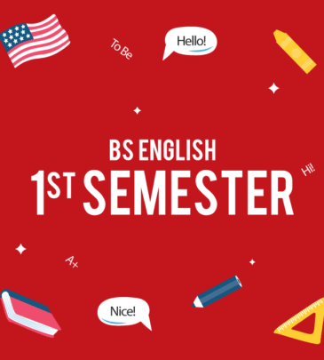 1st Semester (BS English)