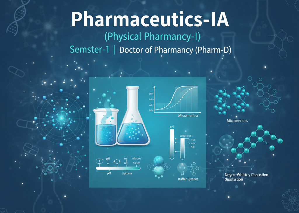 Physical Pharmacy (1st Semester of Pharm D) (Written)