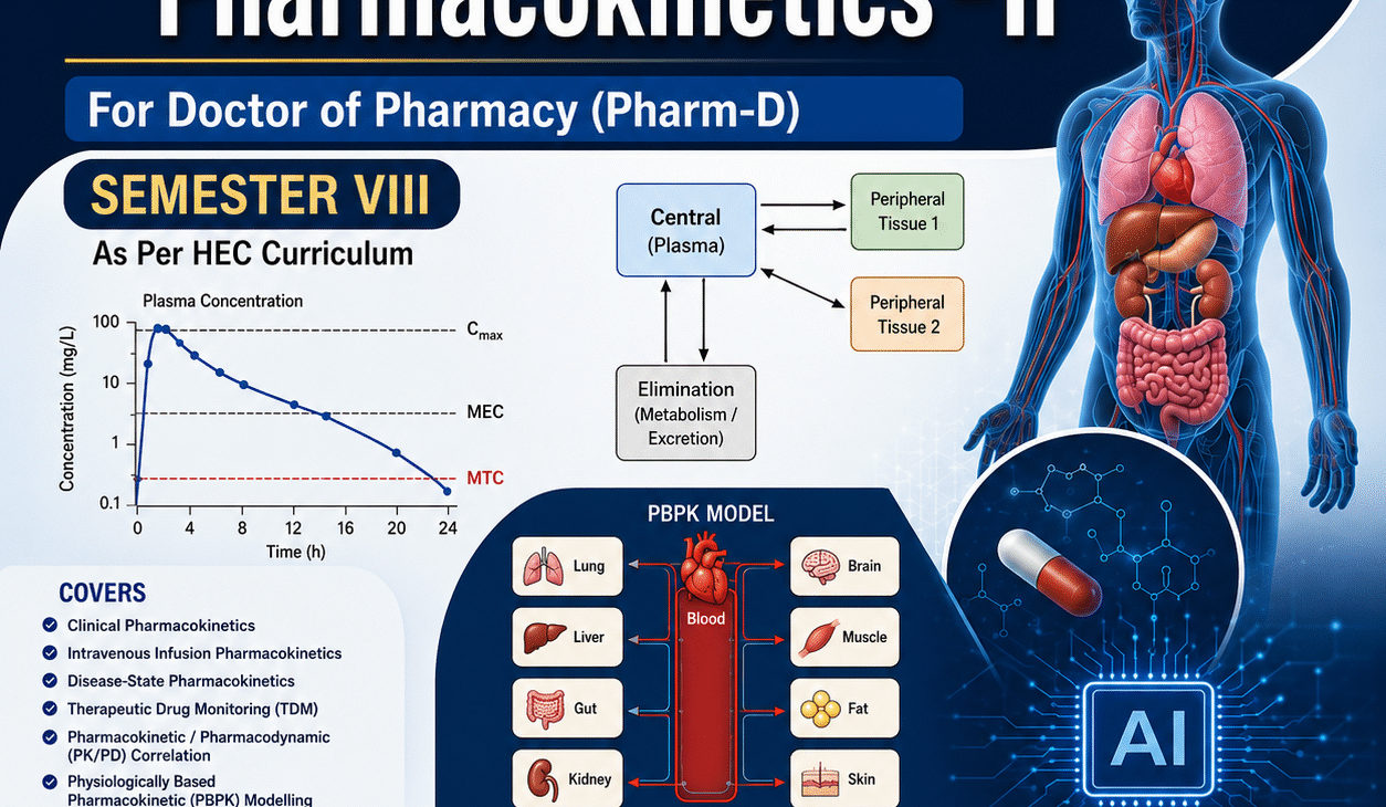 Biopharmaceutics-II (8th Semester of Pharm D) (Written)