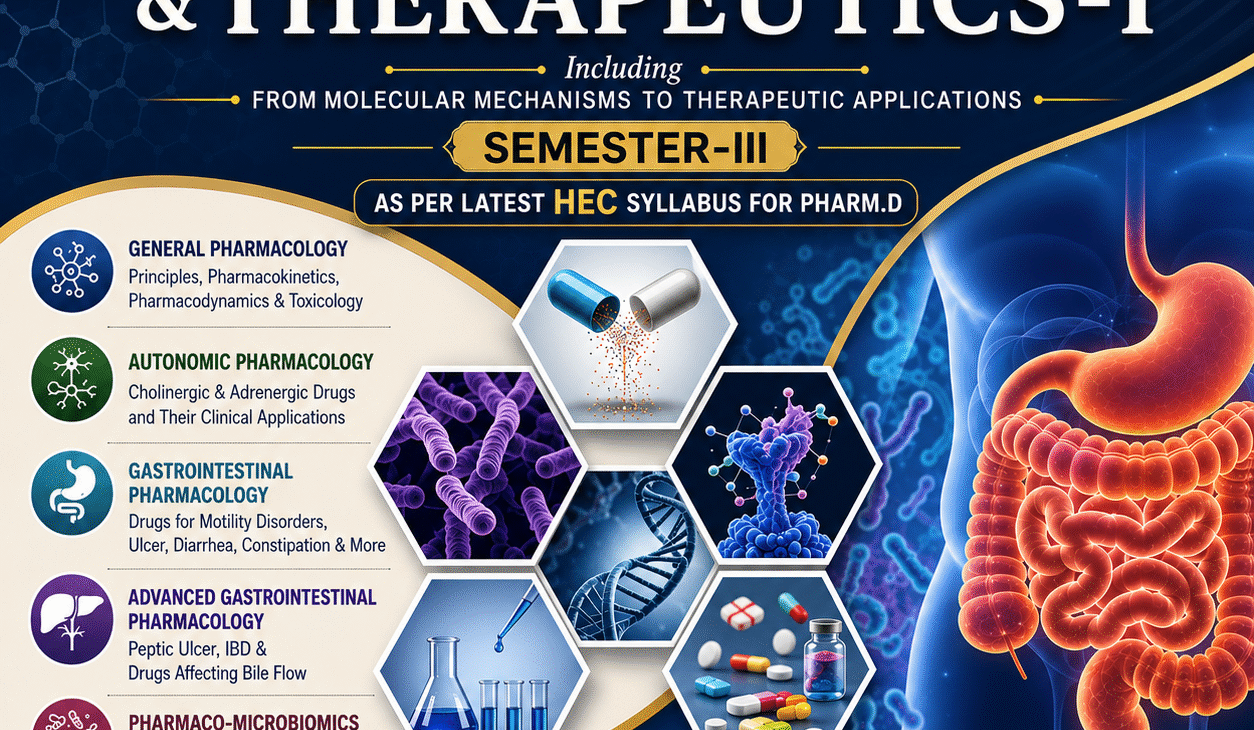 Pharmacology & Therapeutics-IA (3rd Semester of Pharm D) (Written)